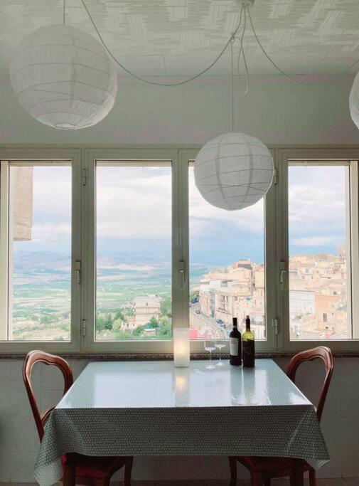 Townhouse With Incredible Views Of Mt Etna Mineo